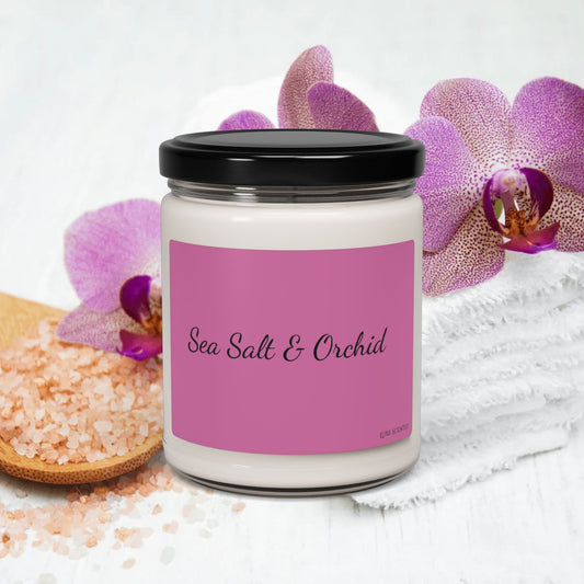 Soy Candle Sea Salt and Orchid 9oz