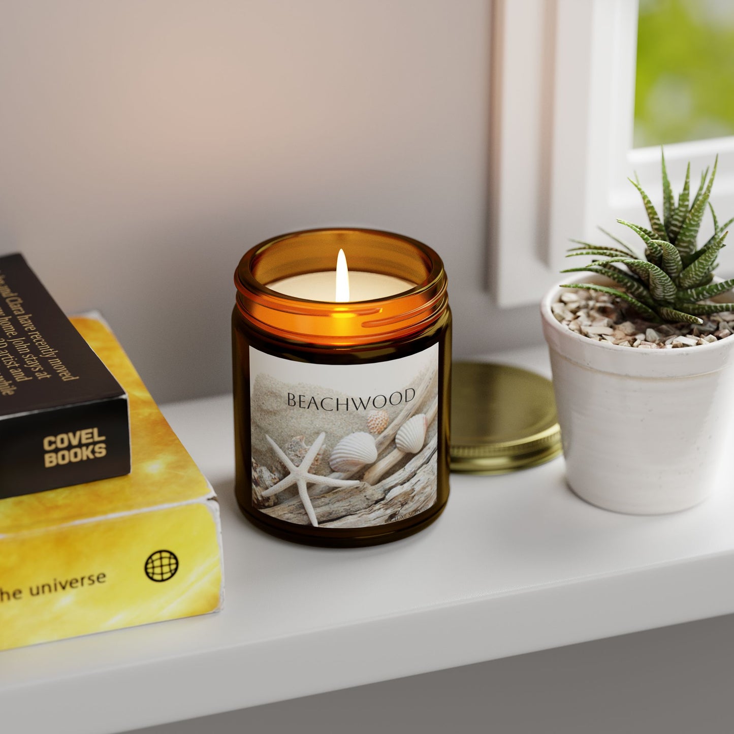 Beachwood scented candle