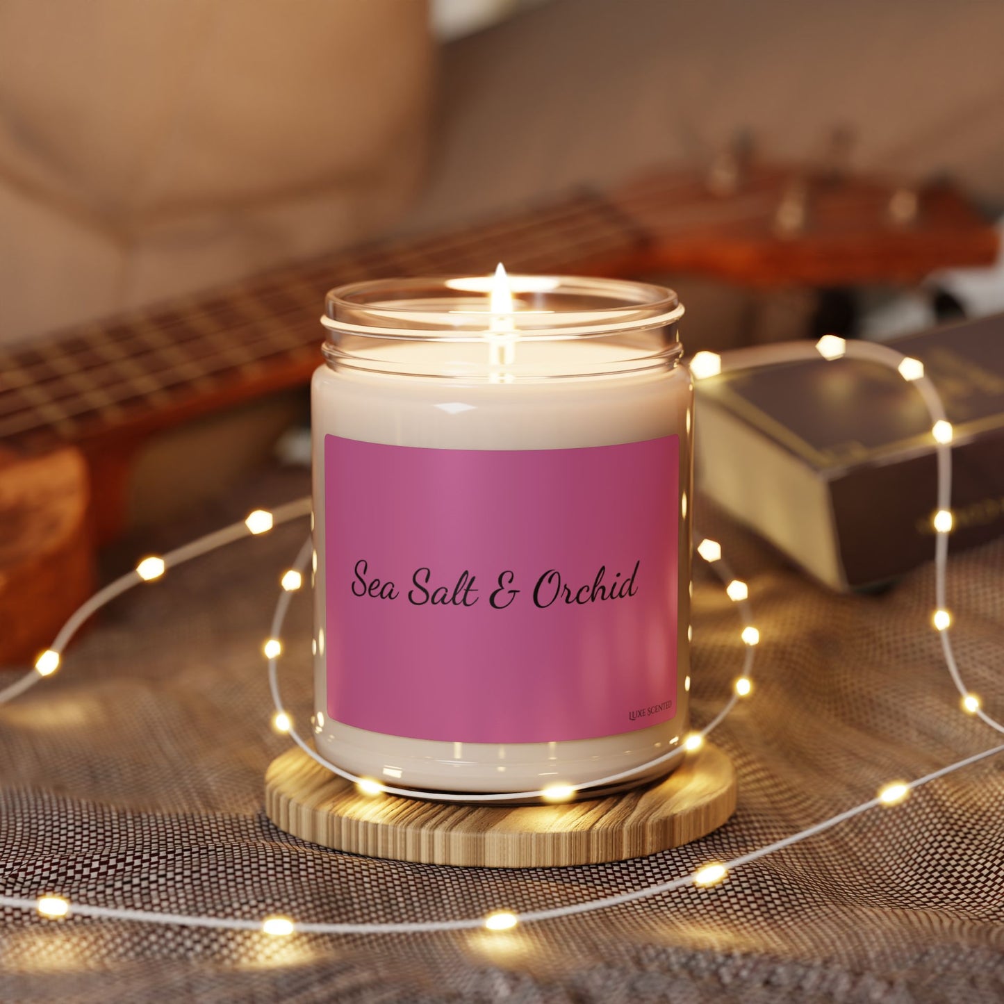 Soy Candle Sea Salt and Orchid 9oz