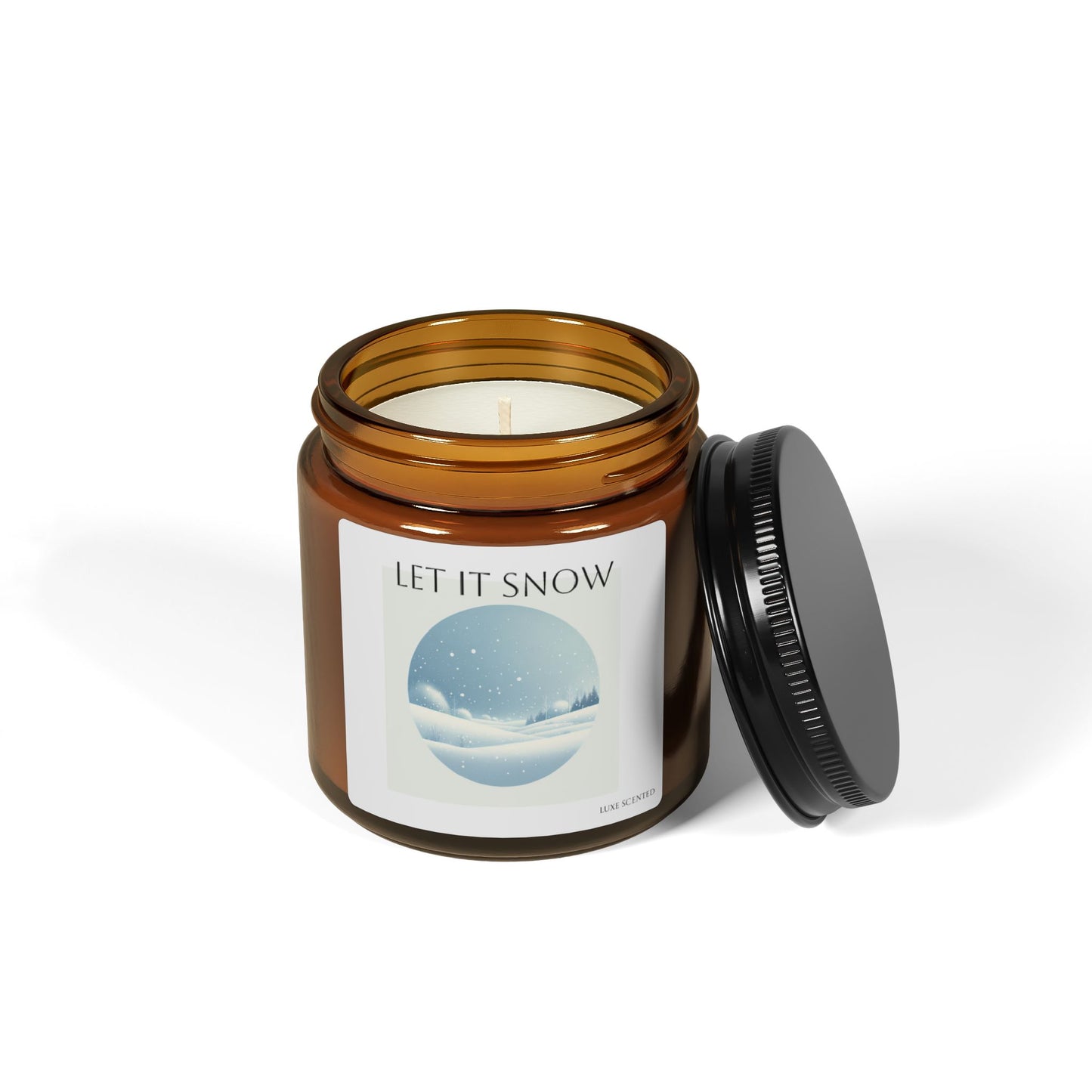 Soy Candle - Let It Snow Scented