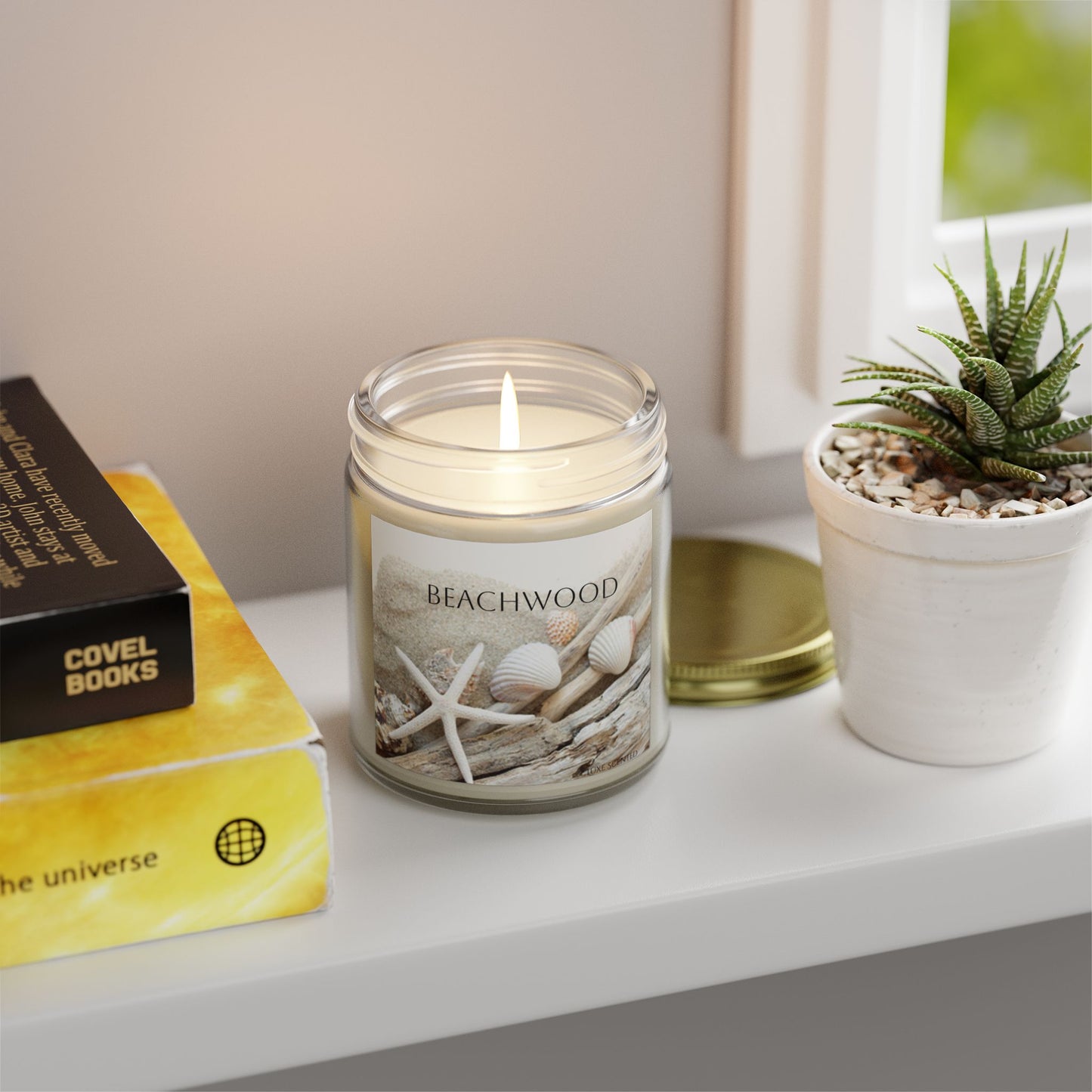 Beachwood scented candle