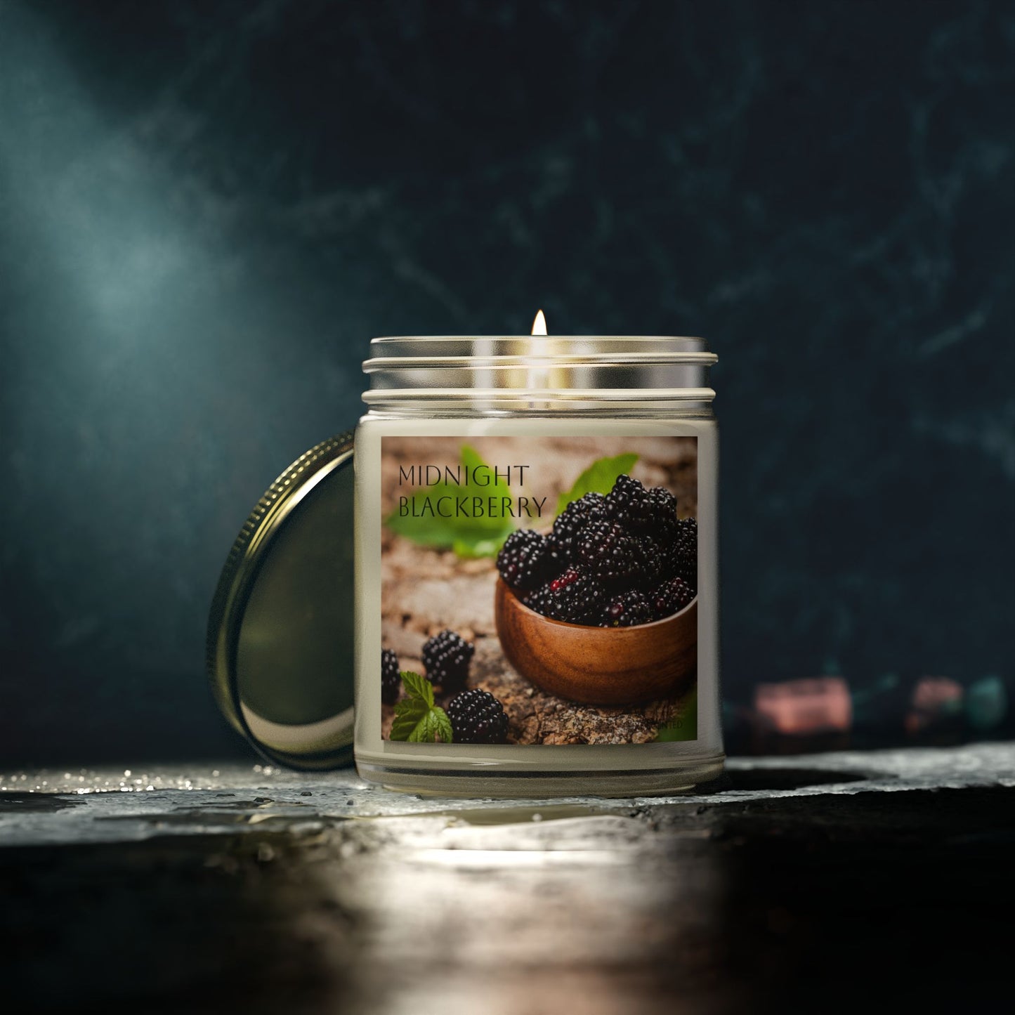 Scented Candle, Midnight Blackberry, 4oz