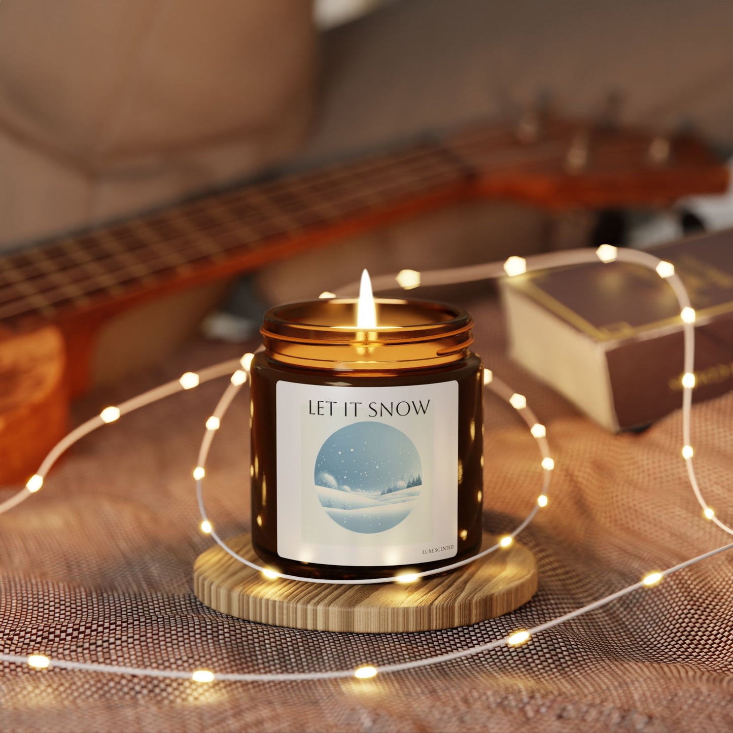 Soy Candle - Let It Snow Scented