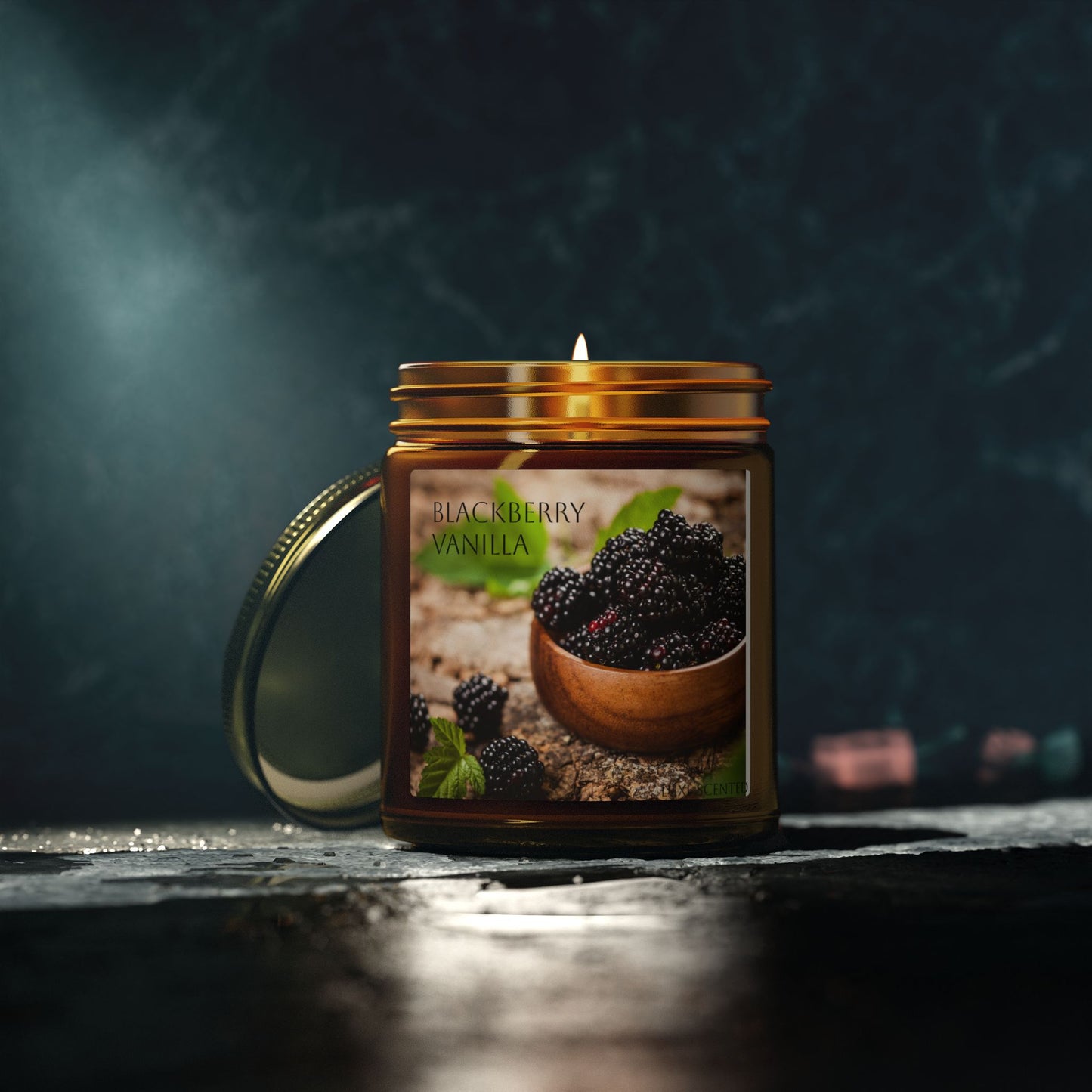 Blackberry Vanilla Scented Candle