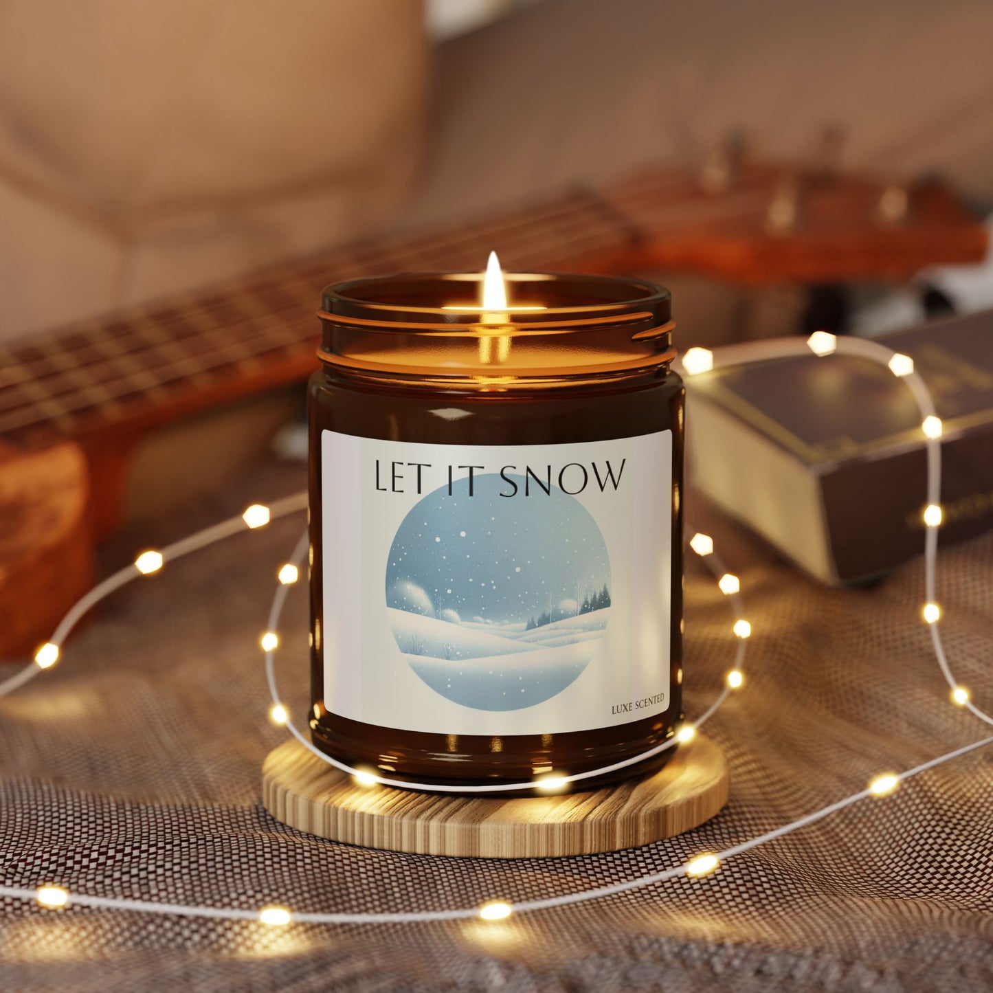 Soy Candle - Let It Snow Scented