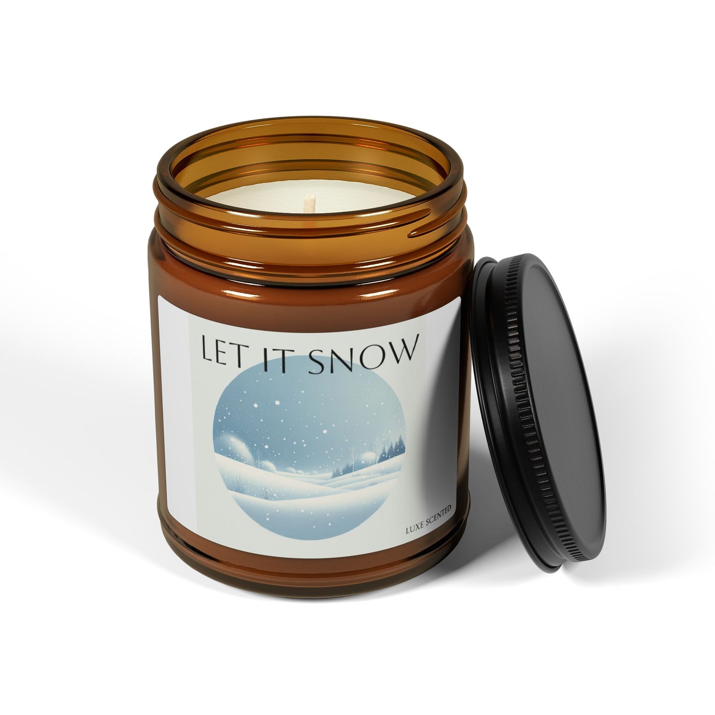 Soy Candle - Let It Snow Scented