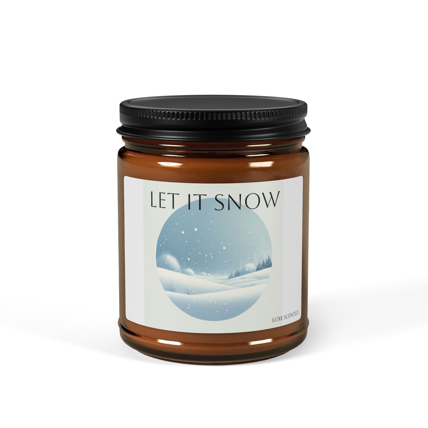 Soy Candle - Let It Snow Scented