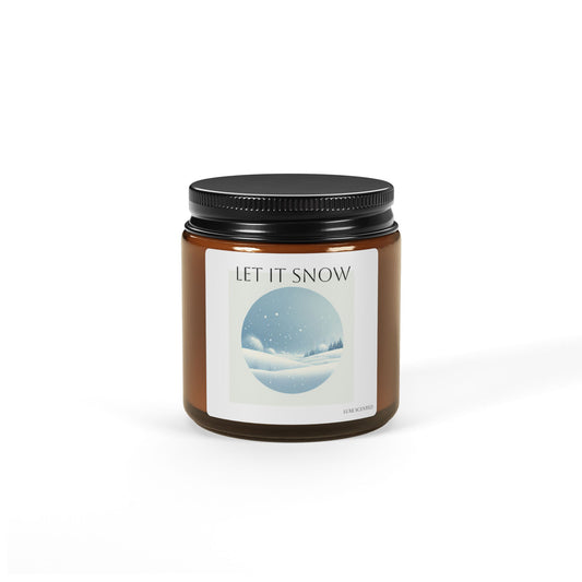 Soy Candle - Let It Snow Scented