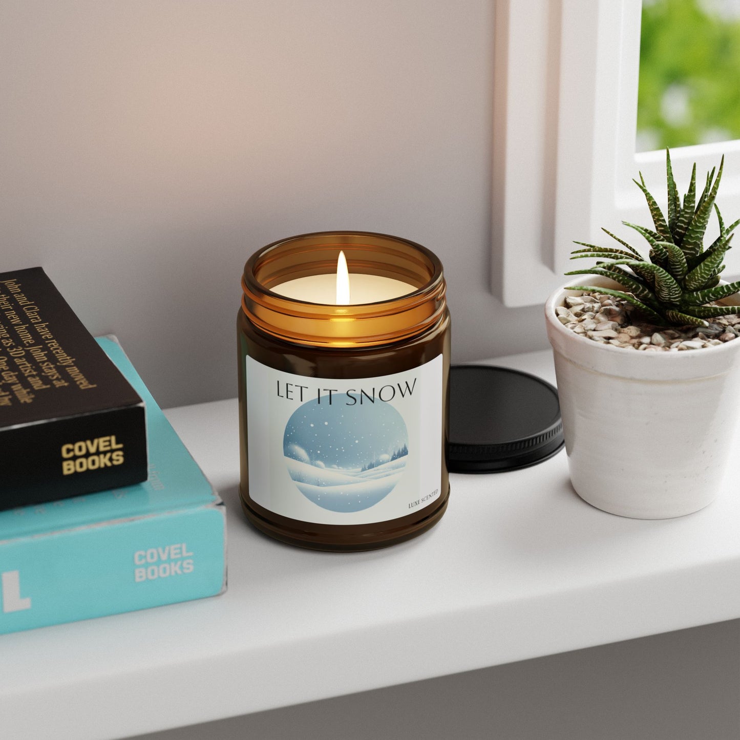 Soy Candle - Let It Snow Scented