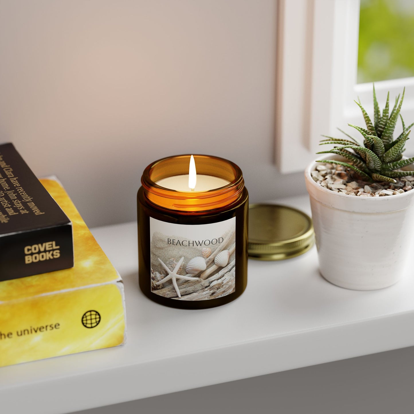 Beachwood scented candle